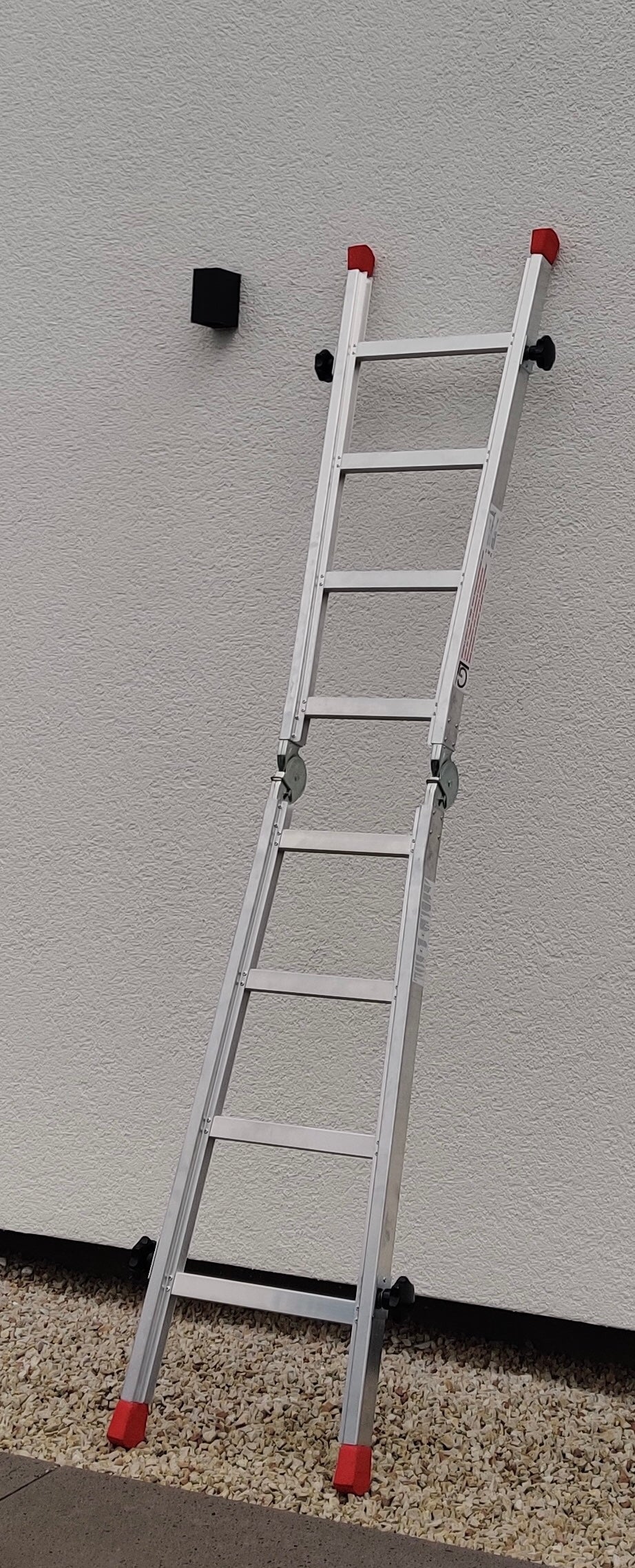 Gödde Treppenleiter 2 x 4 Stufen (Anlegeleiter, Stehleiter, Treppenleiter)