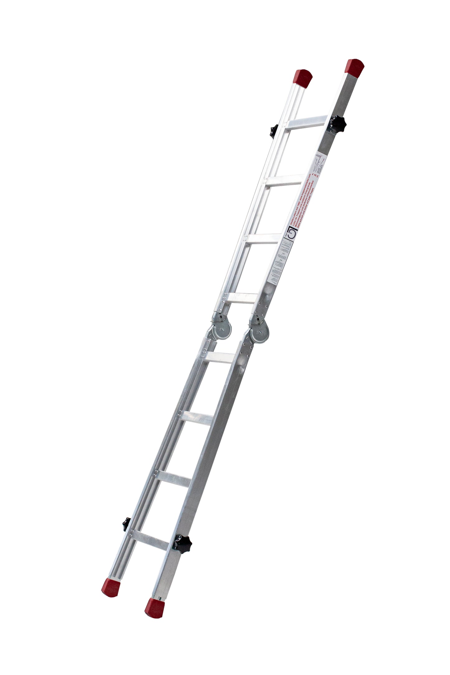 Gödde Treppenleiter 2 x 4 Stufen (Anlegeleiter, Stehleiter, Treppenleiter)