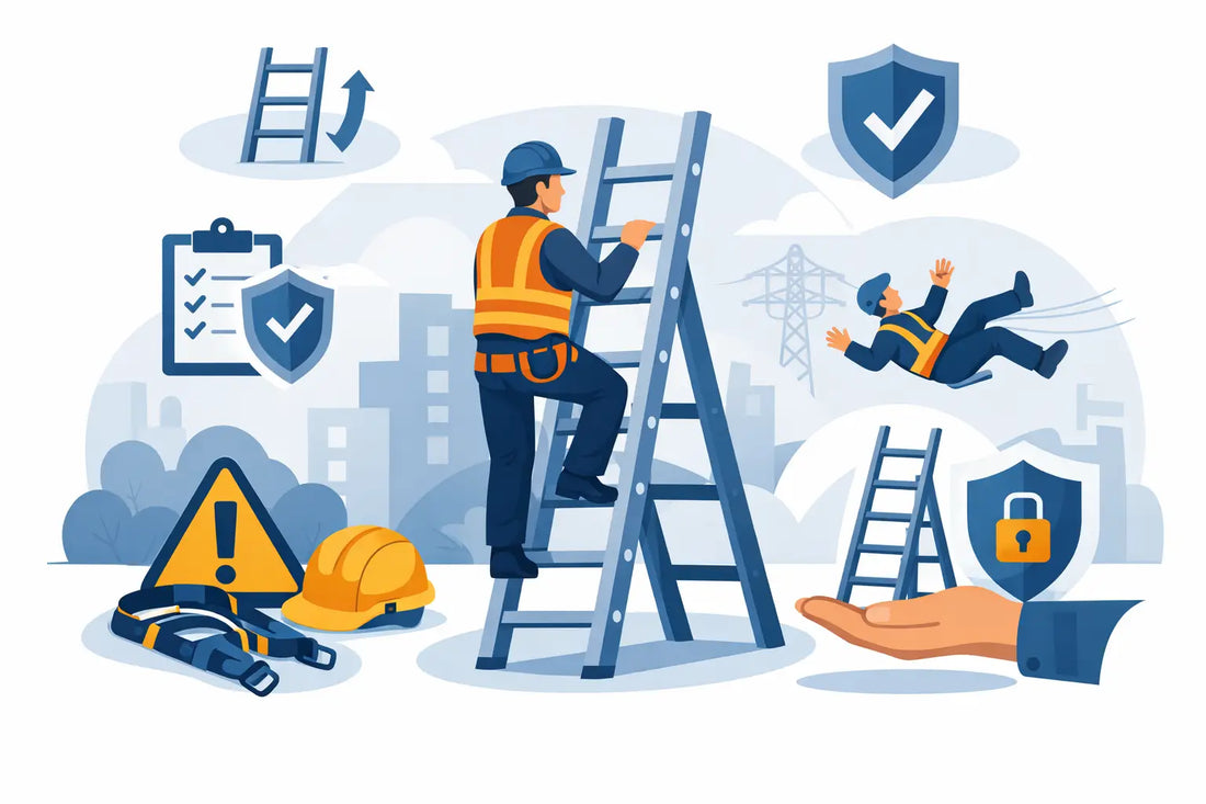 10 Top-Sicherheitsregeln für Leitern im Einsatz